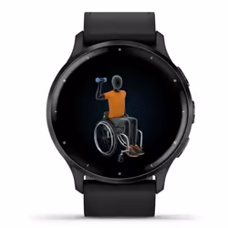 Garmin Venu 3 3,56 cm (1.4") AMOLED 45 mm Numérique 454 x 454 pixels Écran tactile Noir Wifi GPS (satellite) - Vue supplémentaire 6