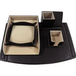 Garniture De Bureau OFFICEPLAST Scribe Prestige - Noir (2100606C9)