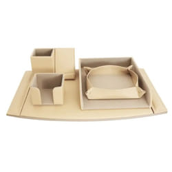 Garniture de bureau Purple Prestige / Beige