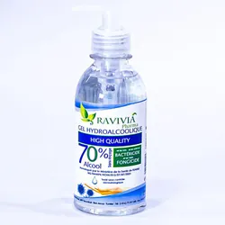 Gel Désinfectant RAVIVIA Hydro-Alcoolique 500ML