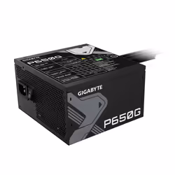 Gigabyte GP-P650G unité d'alimentation d'énergie 650 W 20+4 pin ATX ATX Noir - Vue supplémentaire 2