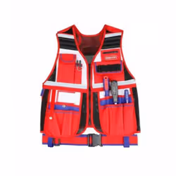 Gilet Outils EMTOP 47x66x3cm ETVT1701 - Rouge & Bleu