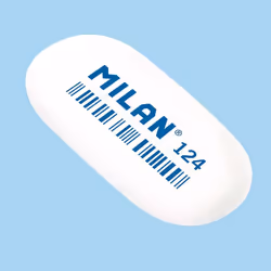 Gomme Synthétique Milan CMM124 - Gomme plastique pour une efficacité optimale - Matière : caoutchouc synthétique souple - eut ...