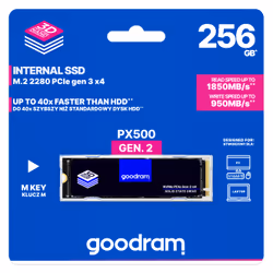 Goodram PX500 Gen.2 M.2 256 Go PCI Express 3.0 3D NAND NVMe - Vue supplémentaire 5