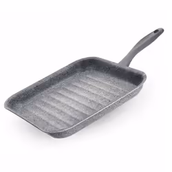 Grill WINOX Granite - Matière: Aluminium culinaire + téflon - Revêtement antiadhésif: 7 couches - Haute résistance et durabil ...