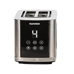 Grille-Pain Digital Telefunken TFK-GPD1751 / Inox & Noir