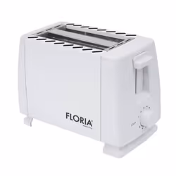 Grille Pain FLORIA Puissance : 700W - 7 niveaux de contrôle du brunissement - 2 emplacements pour grille-pain - Protection co ...