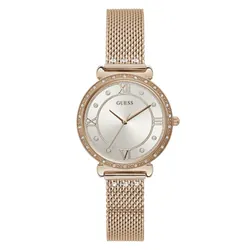 GUESS W1289L3 montre Montre bracelet Femelle Quartz Bronze