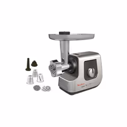 Hachoir à Viande Moulinex HV9 - Puissance: 2300 Watts - Capacité: 5 Kg - 3 grilles en acier inoxydable (gros, fin et moyen) - ...