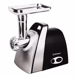 Hachoir à viande - Puissance: 400 W - Jusqu'à 1.36 kg/min - Bouton marche / arrêt / reverse - Plateau amovible en acier inoxy ...