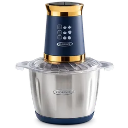 Hachoir Bol Florence Inox 3L 1200W Bleu – R-7038-B