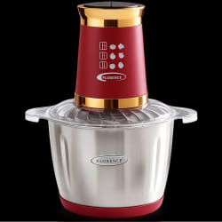 Hachoir Bol Florence Inox 3L 1200W Rouge – R-7038-R