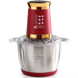 Hachoir Bol Florence Inox 3L 1200W Rouge – R-7038-R