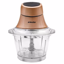 Mini Hachoir Newstar HACH-P08 - Capacité 1 Litre - Puissance 600W - Fonction par: Impulsion sur bouton d'activation - Lame en ...