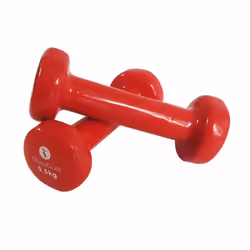Haltère Selvetus Epoxy Luxe 2 x 0.5Kg - Rouge