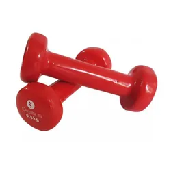 Haltère Selvetus Epoxy Luxe 2 x 0.5Kg - Rouge