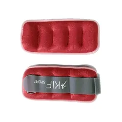 Haltère souple KIF SPORT pour cheville et poignet 0.5 kg - Gris & Rouge (1044205)