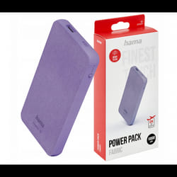 Hama Power Pack "Fabric 10" / 10000mAh / Violet