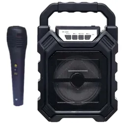 Haut Parleur Bluetooth Avec Micro Noir SK-668
