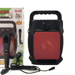 Haut Parleur Bluetooth Avec Micro Rouge