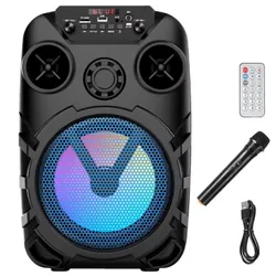 Haut Parleur Bluetooth ZQS-8122 Avec Microphone Noir