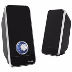 Haut-parleur HAMA Sonic LS-206 Pour Ordinateur Portable - Technologie de connectivité: Filaire - Interface: Jack 3,52mm mâle  ...