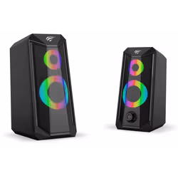 Haut Parleur Havit SK202 - Lumières RGB dynamiques - Puissance 10W (2x 5W) - Impédance 4ohm - Fréquence 100Hz - 20KHz - Conne ...