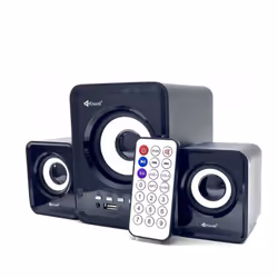 Haut Parleur Kisonli U2800 Noir - Puissance: 5W x 2 - Connectivité: Bluetooth 2.1 - Réponse en fréquence: 20Hz-10KHz - Alimen ...