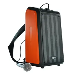 Haut Parleur Sac à Dos NDR Q69 Bluetooth LED - Orange
