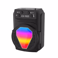 Haut-parleur - Technologie de Connectivité: Sans fil( Bluetooth) - Puissance de sortie: 5 Watts - Batterie rechargeable: 1200 ...