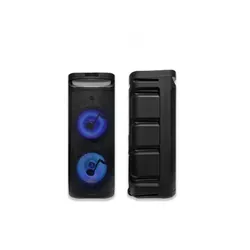 Haut-parleur sans fil ZQS 10202 rechargeable avec télécommande - Noir