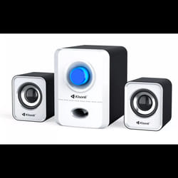 Haut-parleur USB Kisonli U-2900 Blanc - Enceinte PC Portatif