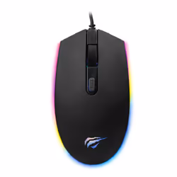 Havit MS1003, Ambidextre, Optique, USB Type-A, 1200 DPI, Noir