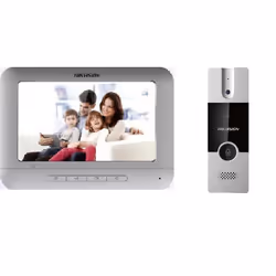 Hikvision Digital Technology DS-KIS204, 17,8 cm (7"), LCD/TFT, 800 x 480 pixels, Noir, Blanc, 25 ips, -10 - 55 °C