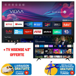 HISENSE 75" QLED UHD 4K Smart TV + TV HISENSE 43" UHD OFFERTE