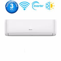 Hisense Climatiseur Tropicalisé Inverter 24000 BTU Chaud Froid Blanc