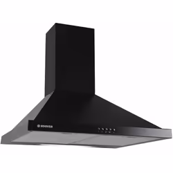 Hotte Aspirante Pyramidale HOOVER - Largeur: 60 cm - Débit d'aspiration: 400 m3/h - Eclairage: 2 x 28W - 3 Niveaux de Vitesse ...