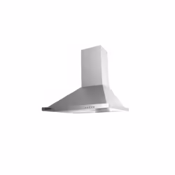 Hotte Aspirante Pyramidale HOOVER HECH916/4X - Largeur: 90 cm - 3 Niveaux de Puissance - Volume d'aspiration: 500 m3/h - Ecla ...