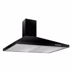 Hotte Casquette AZUR - Largeur: 90cm - Volume d'aspiration: 280 m3/h - 3 Vitesses de puissance - Commandes par boutons pousso ...