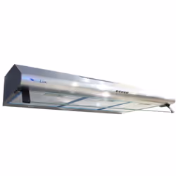 Hotte Casquette BIOLUX - Largeur: 90 cm - Nombre de vitesse: 3 vitesses - Débit: 300 m3/h - 3 filtre a graisse lavable en alu ...