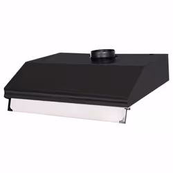 Hotte casquette  60 cm - Filtre en aluminium -Filtre à charbon - Couleur:noir