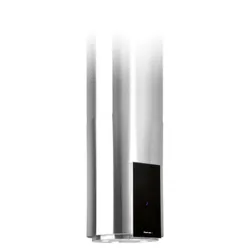 Focus VASTO - Hotte centrale 39 cm, 1100 M³/h, Inox, vitro, 3 vitesses + turbo