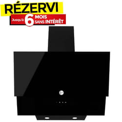 Hotte Décorative HOOVER HDG6CBHT 60 cm - Noir