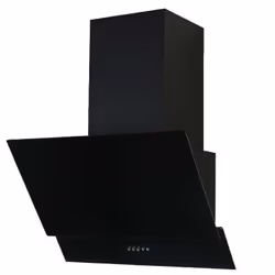 - Hotte Décorative Incliné AZUR - Largeur : 90 cm - Débit d'aspiration d’air : 450 m3/h - 2 filtres aluminium anti -graisse l ...
