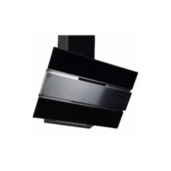 Hotte Décorative Incliné AZUR - Largeur: 60cm - Volume d'aspiration: 450 m3/h - Commandes Tactiles - Eclairage LED - 2 Filtre ...