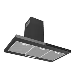 Hotte Décorative Premium LEA90.B 90 cm 850 m³/h Verre Noir