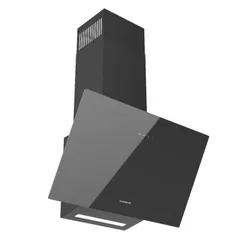 Hotte Décorative Premium UNO90.B01 90 cm 400 m³/h Verre Noir