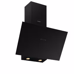 Hotte Decorative Silverline 3481.60NOIR 90 cm Verre Noir 400 m³/h