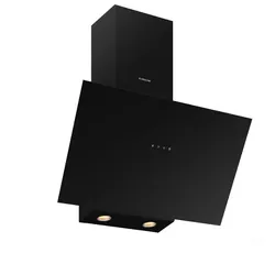 Hotte Decorative Silverline 3481.90NOIR 90 cm Verre Noir 400 m³/h