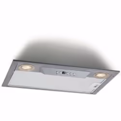 Hotte encastrable 90 cm SILVERLINE, débit 642 m3/h, niveau sonore 69 dB(A), contrôle 3V+1B avec touche, éclairage LED, finiti ...